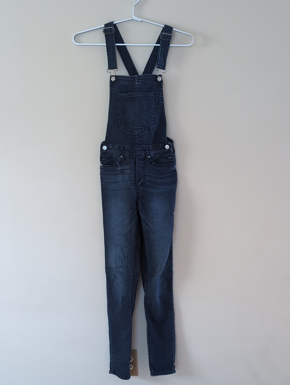 Divided Black Wash Denim Overalls for Women